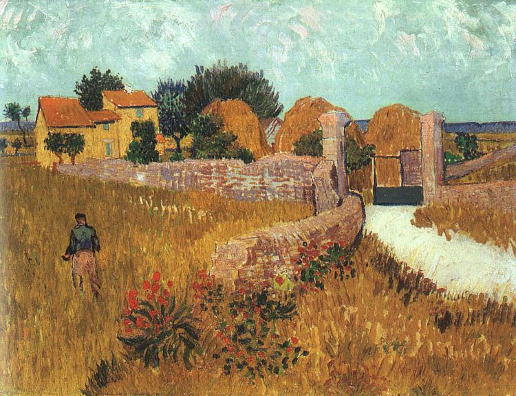 Farmhouse in Provence, Vincent Van Gogh